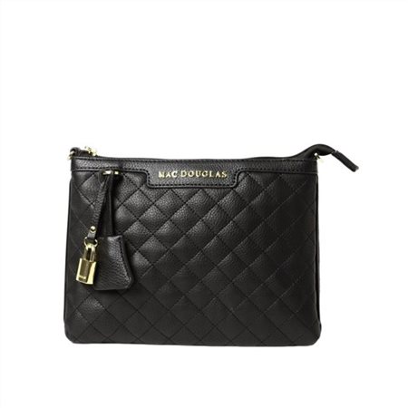 Mac Douglas Raki LOSANGE sac pochette noir 